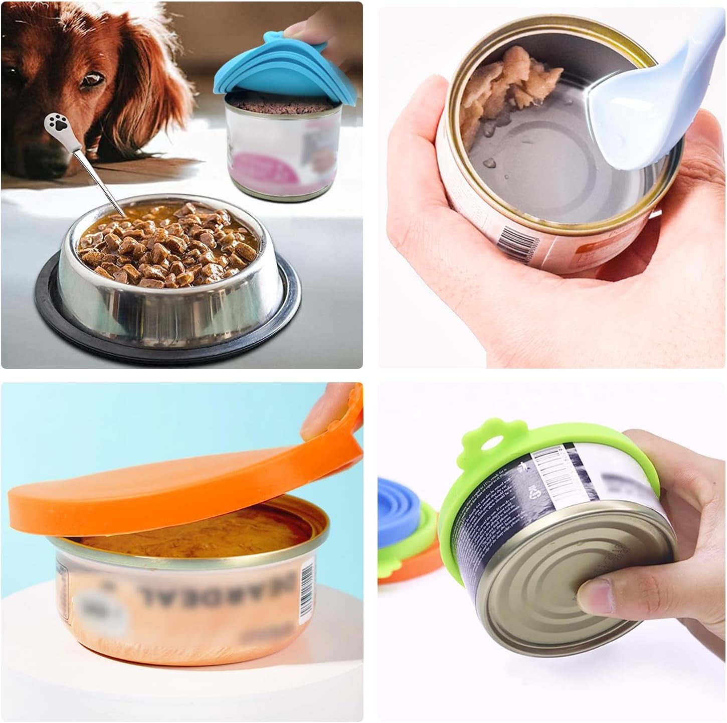 shengqidz-3-pack-pet-food-can-covers-universal-can-lids-safe-silicone-dog-cat-food-can-lid-covers-green-blue-orange