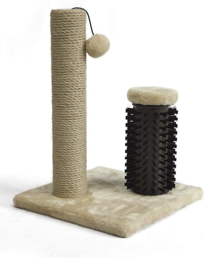 Amazon Basics Cat Scratching Post for Indoor Cats & Kittens, Medium (31.5"H), Cat Furniture with Dangling Ball Toy, Grey6