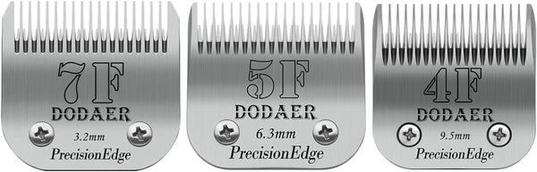 7FC Dog Grooming Ceramic Blades,Compatible with Andis,Oster A5,Wahl KM10 | Size 7FC Detachable Ceramic Blade 1/8-Inch 3.2MM Cut Length,3 Pack22