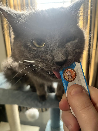 Rena'S Recipe Kitty Licks Lickable Cat Treats Variety Pack, 28 Tubes | Creamy Purée Cat Treats in 7 Delicious Flavors, Including Tuna and Chicken.3