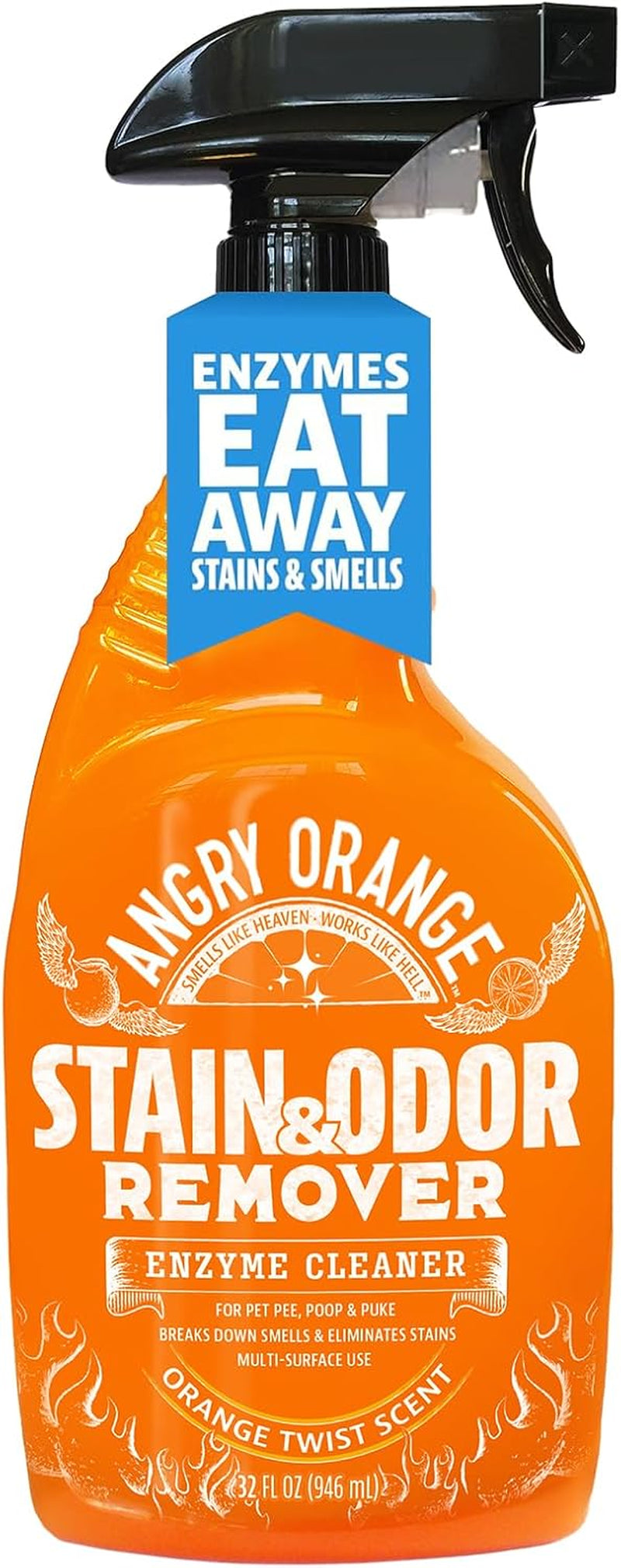 angry-orange-stain-remover-32oz-enzyme-pet-cleaner-dog-cat-urine-destroyer-and-stain-remover-citrus-spray-cleaning-solution-puppy-supplies