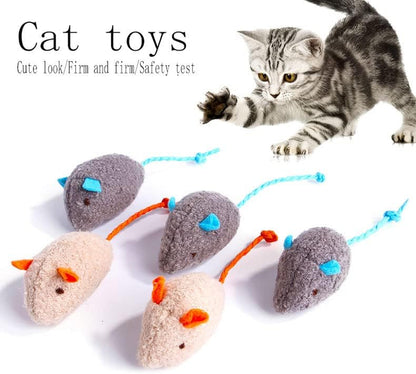 Cat Toy Interactive Toy Plush Mouse Shaped Toy - (3 Pack)2