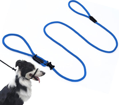 No Pull Dog Leash - Figure 8 Slip Lead Head Collar for Large Dogs (Black)14
