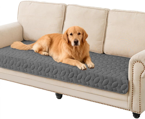 Ameritex Pet Bed Cover Dog Bed Blanket for Sofa and Furniture Waterproof New Pattern Design (30X70 Inch, Dark Grey)1