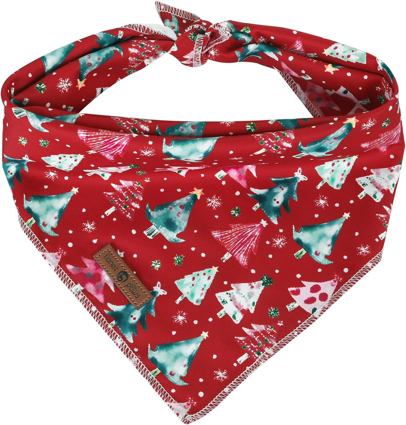 lionet-paws-dog-bandana-for-small-medium-large-dogs-cat-kerchief-blue-doit-triangle-bibs-scarf-for-girl-or-boy