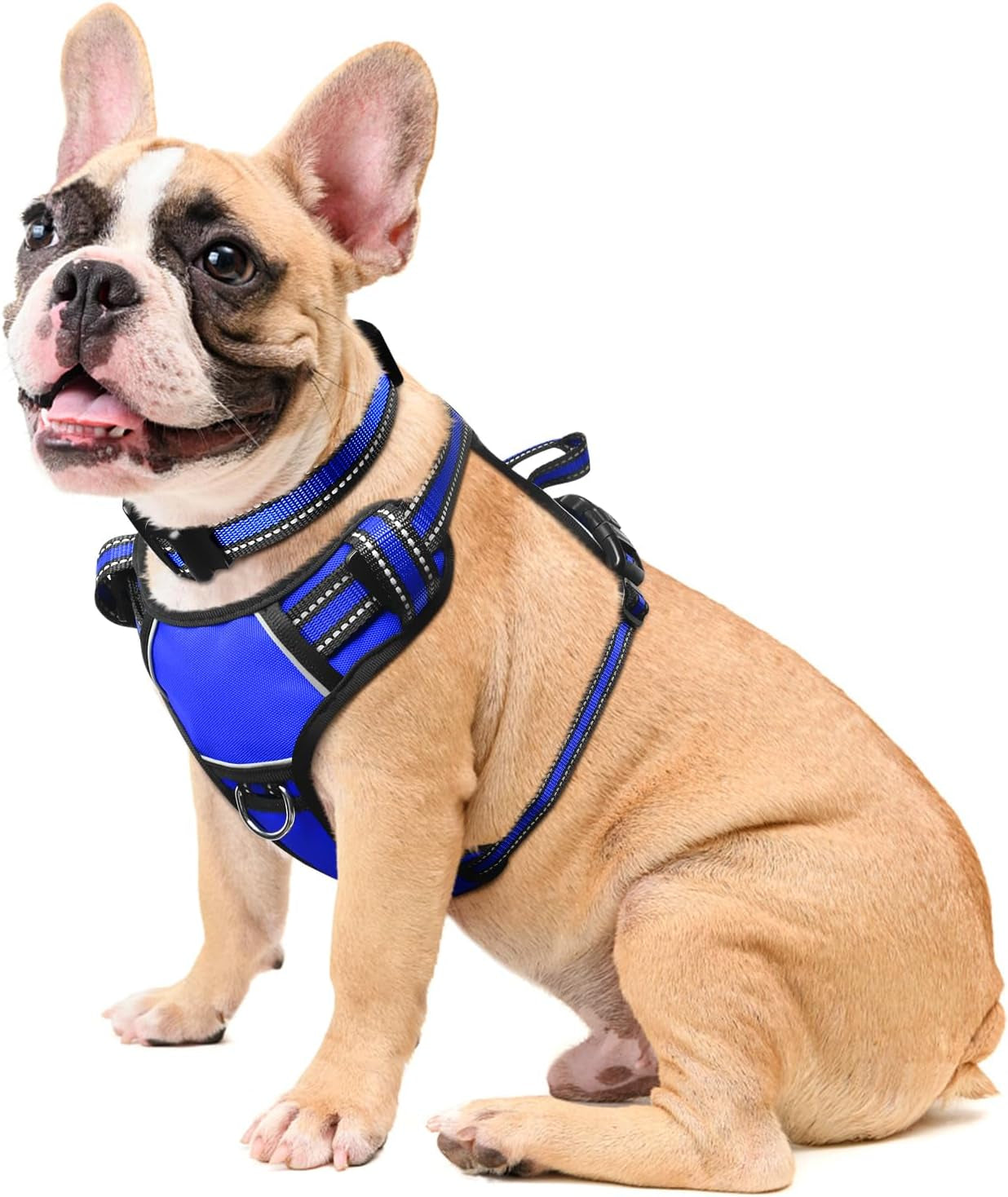 dog-harness-no-pull-pet-harnesses-with-dog-collar-adjustable-reflective-oxford-outdoor-vest-front-back-leash-clips-for-small-medium-large-extra-large-dogs-easy-control-handle-for-walking