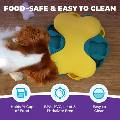 Outward Hound by Nina Ottosson Dog Tornado – Interactive Treat Puzzle Enrichment Toy, 3 Spinning Layers, Level 2 Intermediate6