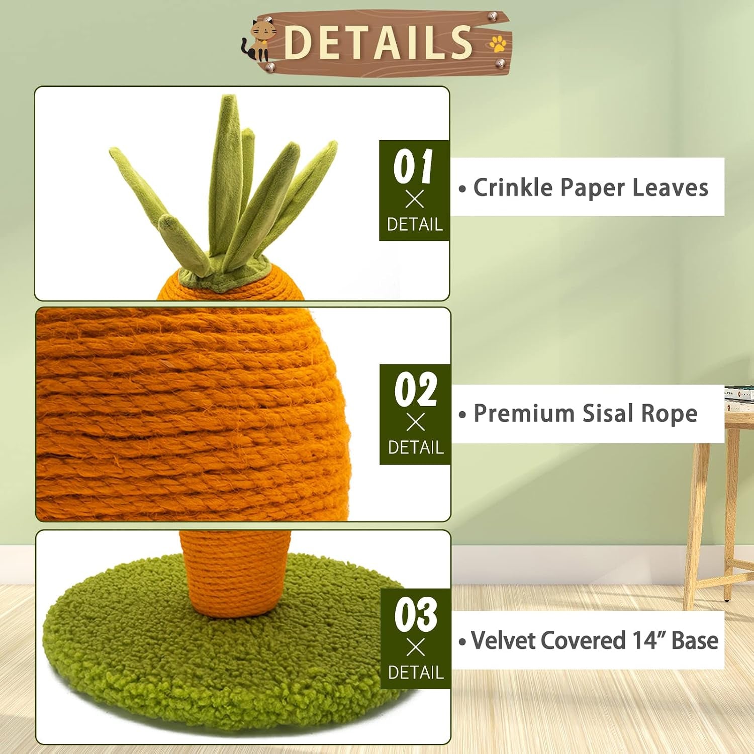 auscat-cat-scratching-post-cute-carrot-scratching-post-nature-sisal-cat-scratcher-for-indoor-cats-and-kittens