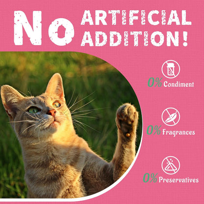 Just Try 13.4 OZ Urinary Tract Health Cat Treats for Indoor Cats, Cranberry & D-Mannose for Kidney Bladder and UT Support, Health Cat Supplement Crunchy Chews6