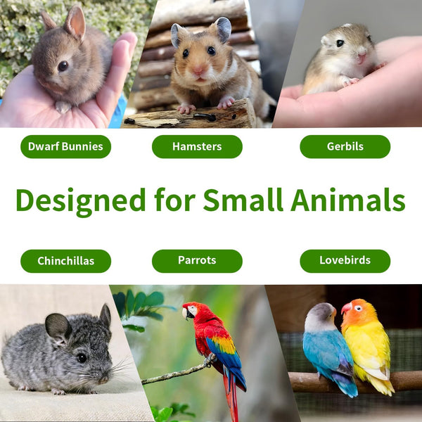 30 Pcs Disposable Palm Leaf Bowls 4 Inch Bowl for Rabbits, Compostable like Bamboo Bowls Disposable Bowl Bunny Chew Toys Chewable Dish for Rabbits & Bunnies,Small Pets6
