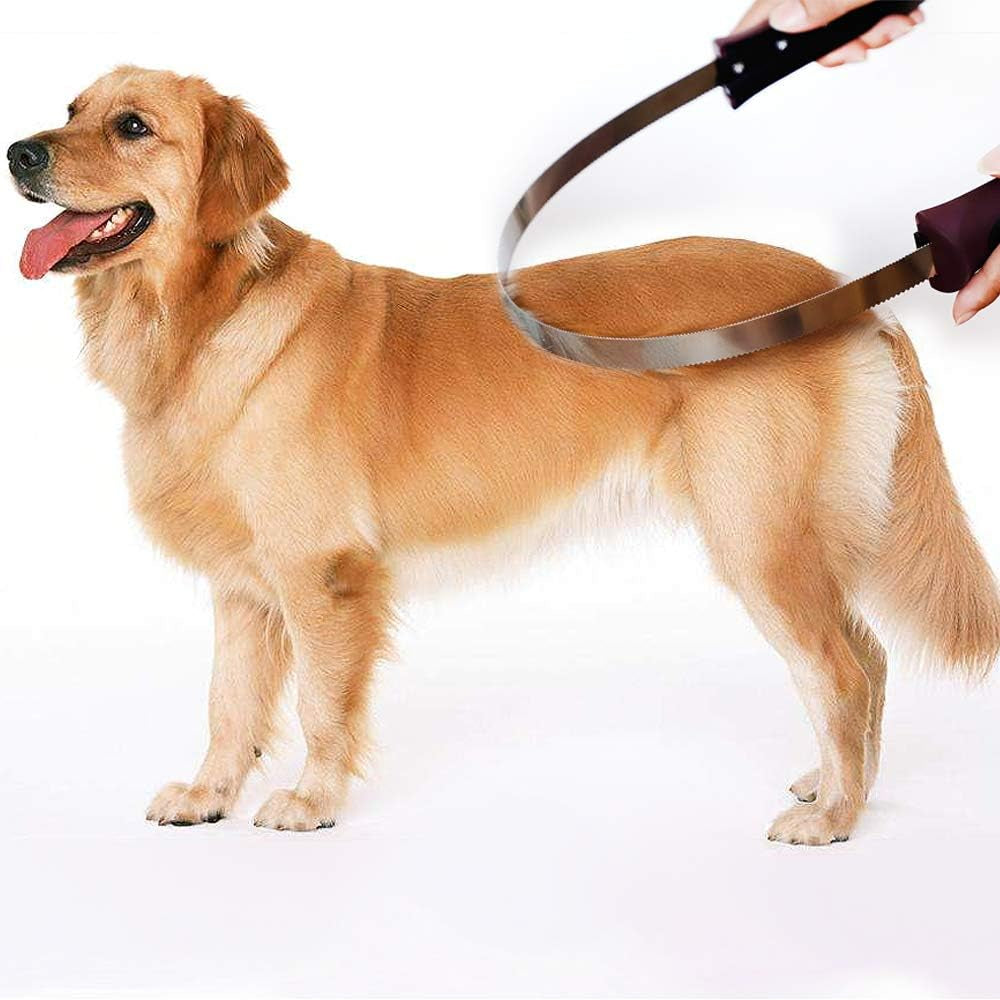 both-winners-dual-sided-shedding-blade-with-stainless-steel-blade-de-shedding-tool-for-all-dog-coat-types-soft-touch-grip-burgundy