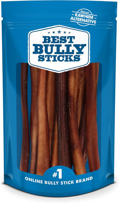 Best Bully Sticks Thick Bully Sticks Dog Chews, 6", 5 Count | 100% Grass-Fed Beef, Single Ingredient Natural Dog Chews, Easily Digestible, Long Lasting, Rawhide-Free, Grain-Free7