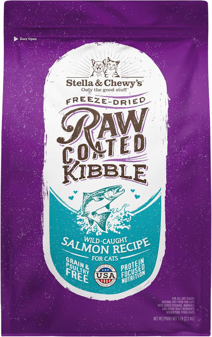Stella & Chewy'S Raw Coated Cat Food - High Protein, Grain-Free Kibble with Cage-Free Chicken - Premium Digestive Support with Probiotics - Natural Small Kibble - Perfect for Picky Eaters - 2.5Lb Bag16