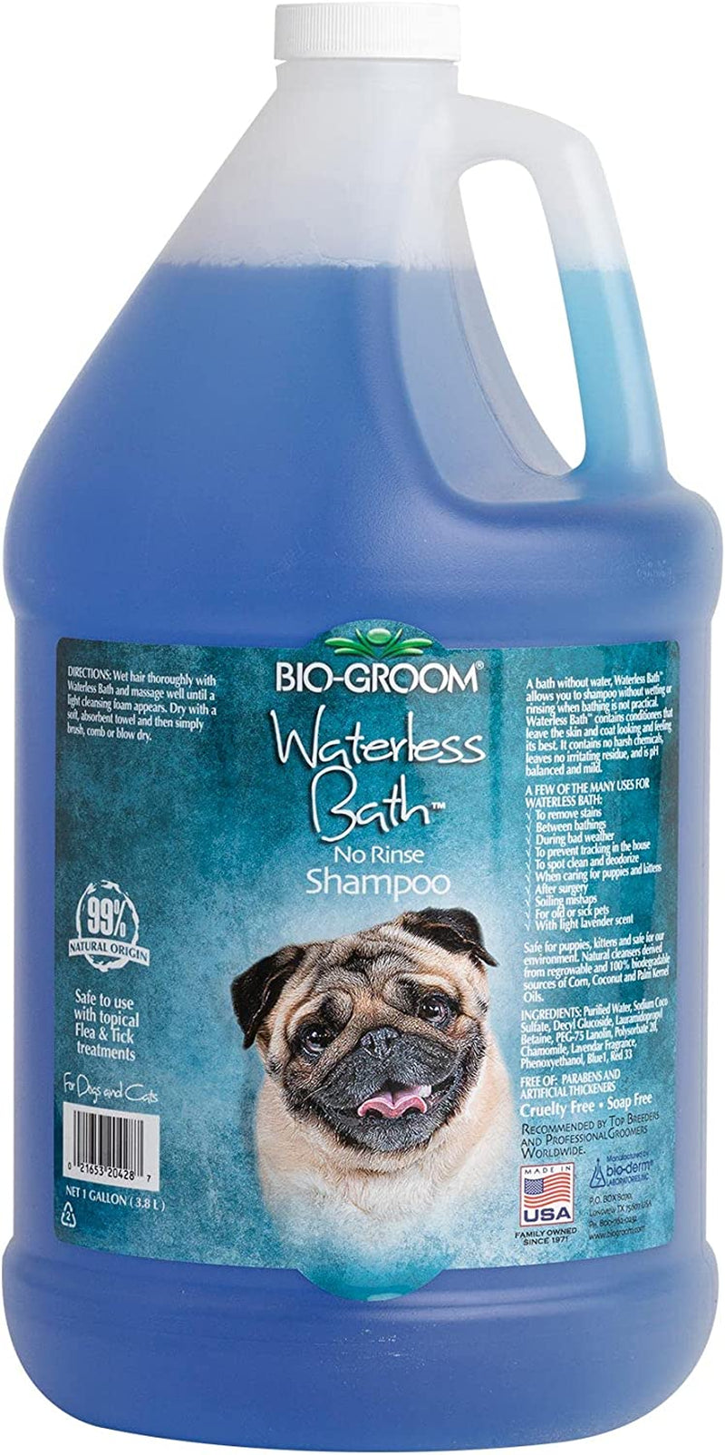 bio-groom-waterless-dog-shampoo-tearless-no-rinse-dog-bathing-supplies-puppy-wash-cat-grooming-supplies-cruelty-free-product-made-in-usa-dry-shampoo-spray-16-fl-oz-1-pack