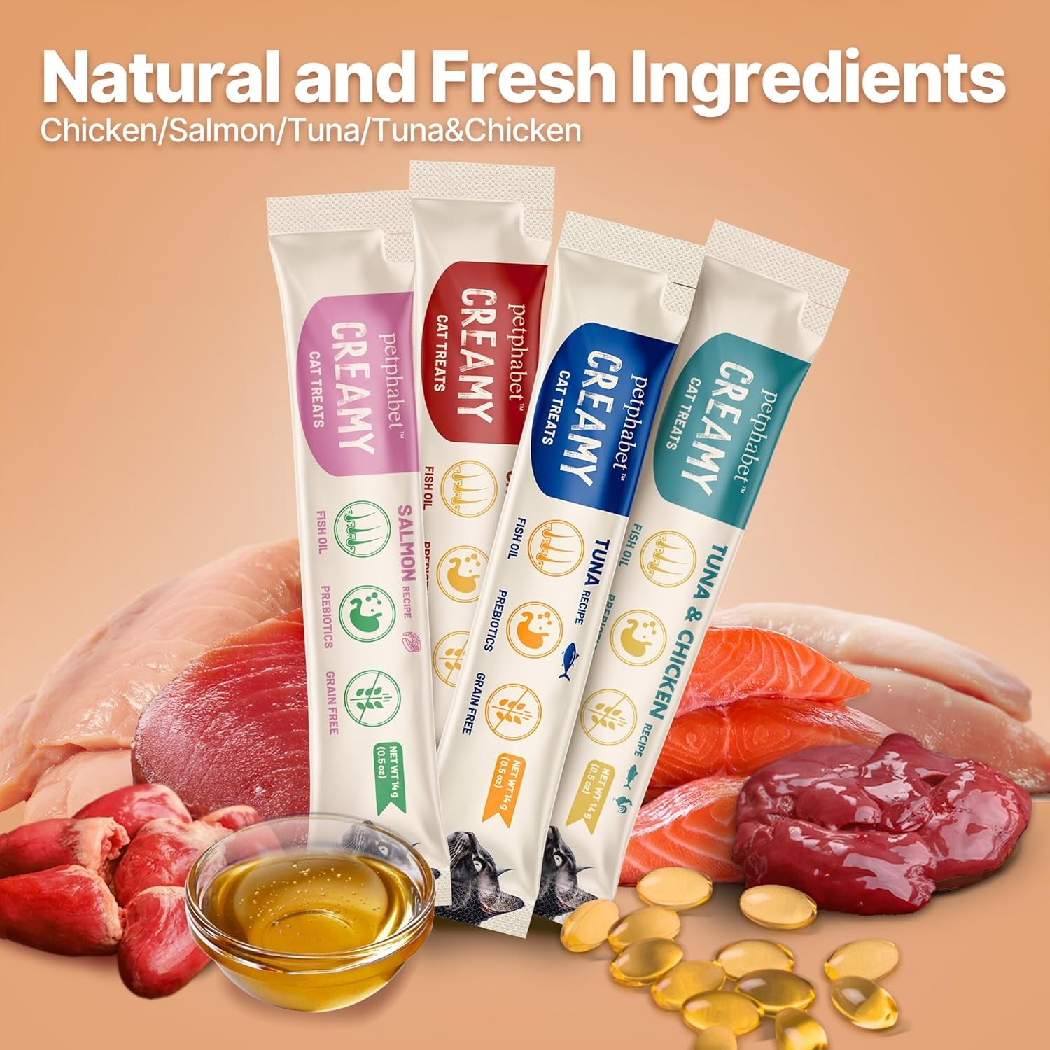 petphabet-lickable-cat-treats-squeeze-4-flavors-variety-pack-20-tubes-creamy-puree-squeezable-wet-skin-coat-health-digestive-care-high-protein-grain-free