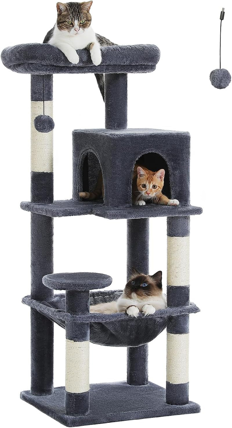 muttros-mushroom-cat-tree-tower-with-removable-scratcher-large-hammock-condo-perch-3-sisal-posts-multi-level-cat-tree-for-indoor-cats-cute-cat-tower-for-small-space-homes