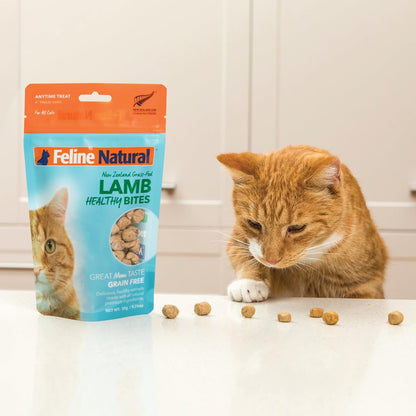 Feline Natural Freeze Dried Cat Treats – New Zealand Single-Source Protein Treats for Cats - Grain-Free Healthy Cat Snacks, Lamb Bites, 1.76Oz9