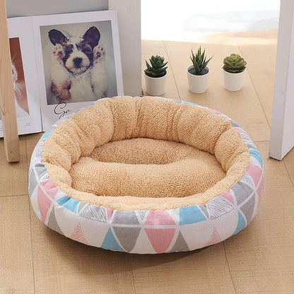 Beige/Polygonal Fashion Pet Supplies Kennel Cat Litter Small Medium Dog 50 50 14 Cm Pet Dog Mat1