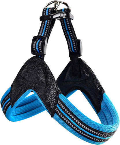 Dog Harness No Pull Ultra Soft Breathable Padded Pet Harness 2 Adjustable Botton, 3M Reflective Pet Harness for Dogs Easy Control for Small Medium Large Dogs1