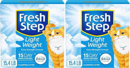 Fresh Step Light Weight Clumping Litter, Extra Strength Formula with Febreze Freshness, 15.4 Lb. Box (Package May Vary)14