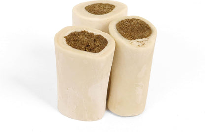 Cadet Stuffed Shin Bone, Long-Lasting Dog Chew Bones for Aggressive Chewers, High Protein Filled Bone Dental Chew for Dogs, Peanut Butter Flavor Filling, 3-4" for Small Dogs, 3 Pack10