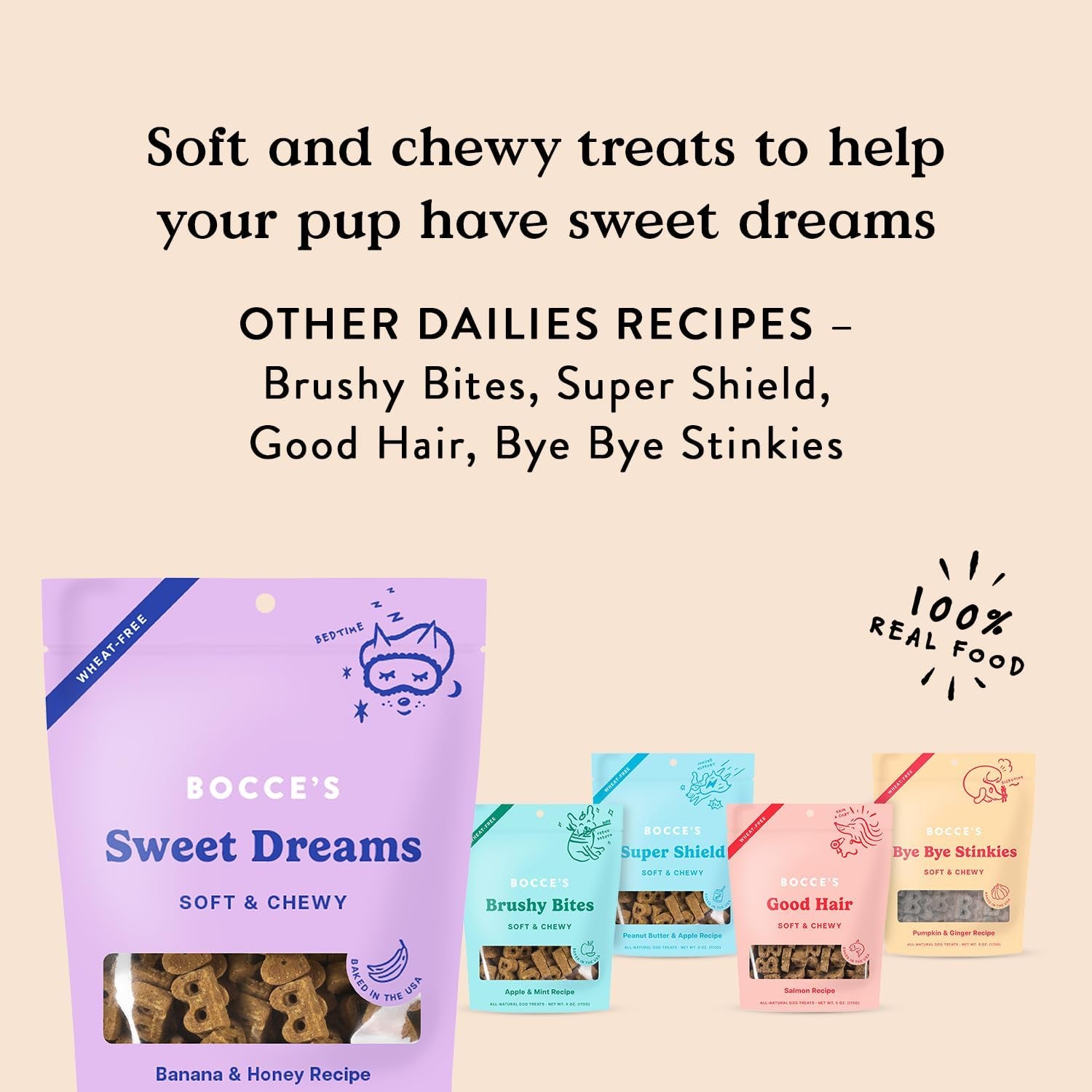 bocces-bakery-sweet-dreams-soft-chewy-dog-treats-banana-honey-6-oz