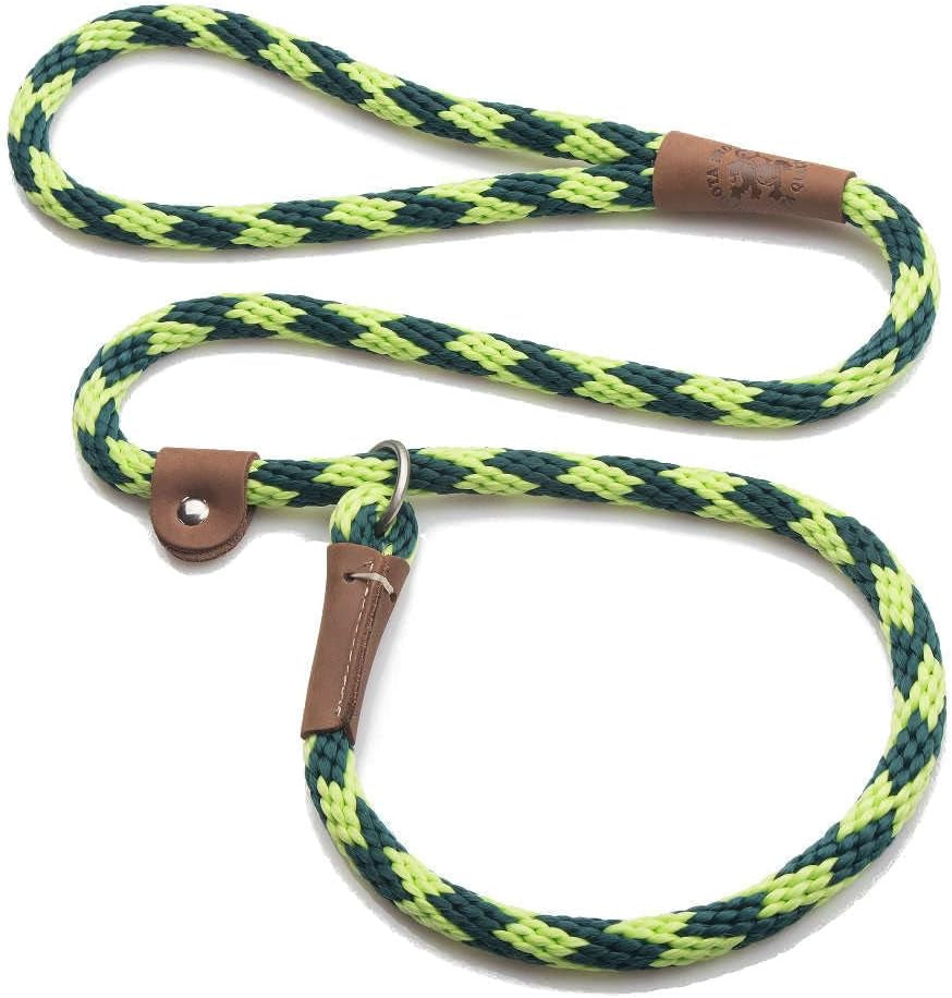 mendota-pet-slip-leash-dog-lead-and-collar-combo-made-in-the-usa-mocha-3-8-in-x-6-ft-for-small-medium-breeds