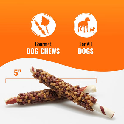 GOOD 'N' FUN Triple Flavor Blasts for All Dogs, 4 Ounces, Treat Your Dog to Long-Lasting Chews Made with Chicken Liver, Chicken & Duck4