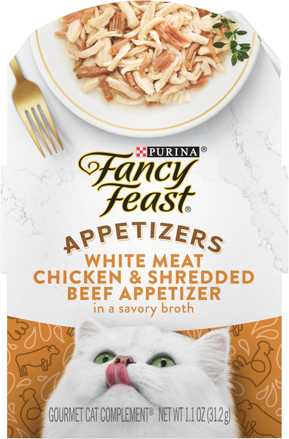 purina-fancy-feast-appetizers-lickable-grain-free-cat-food-topper-white-meat-chicken-and-shredded-beef-appetizer-pack-of-10-1-1-oz-trays