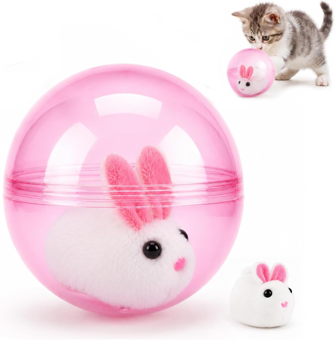 2026-self-rolling-interactive-cat-ball-moving-rolling-cat-ball-360-rolling-spin-moving-cat-ball-cute-pet-rotating-toys-fun-indoor-interactive-pet-ball-for-cats-dogs-chasing-blue-brown-mouse