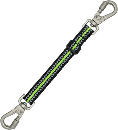 Double Ended Collar Backup Clip for Dog Harnesses, Safety Clip for Prong Collar with Gentle Nylon Webbing for Light Dog8