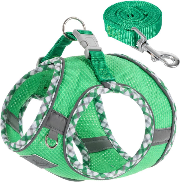 Dog Harness & Leash Set - No Pull Soft Breathable Small Dog Harness, Adjustable Reflective Step-In Vest for Puppy, Kitten, Cats12
