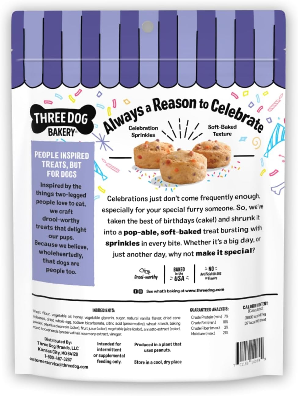 three-dog-bakery-ultimate-celebration-cake-bites-for-dogs-12-oz-bag-soft-baked-dog-treats-birthday-vanilla-flavor-with-sprinkles