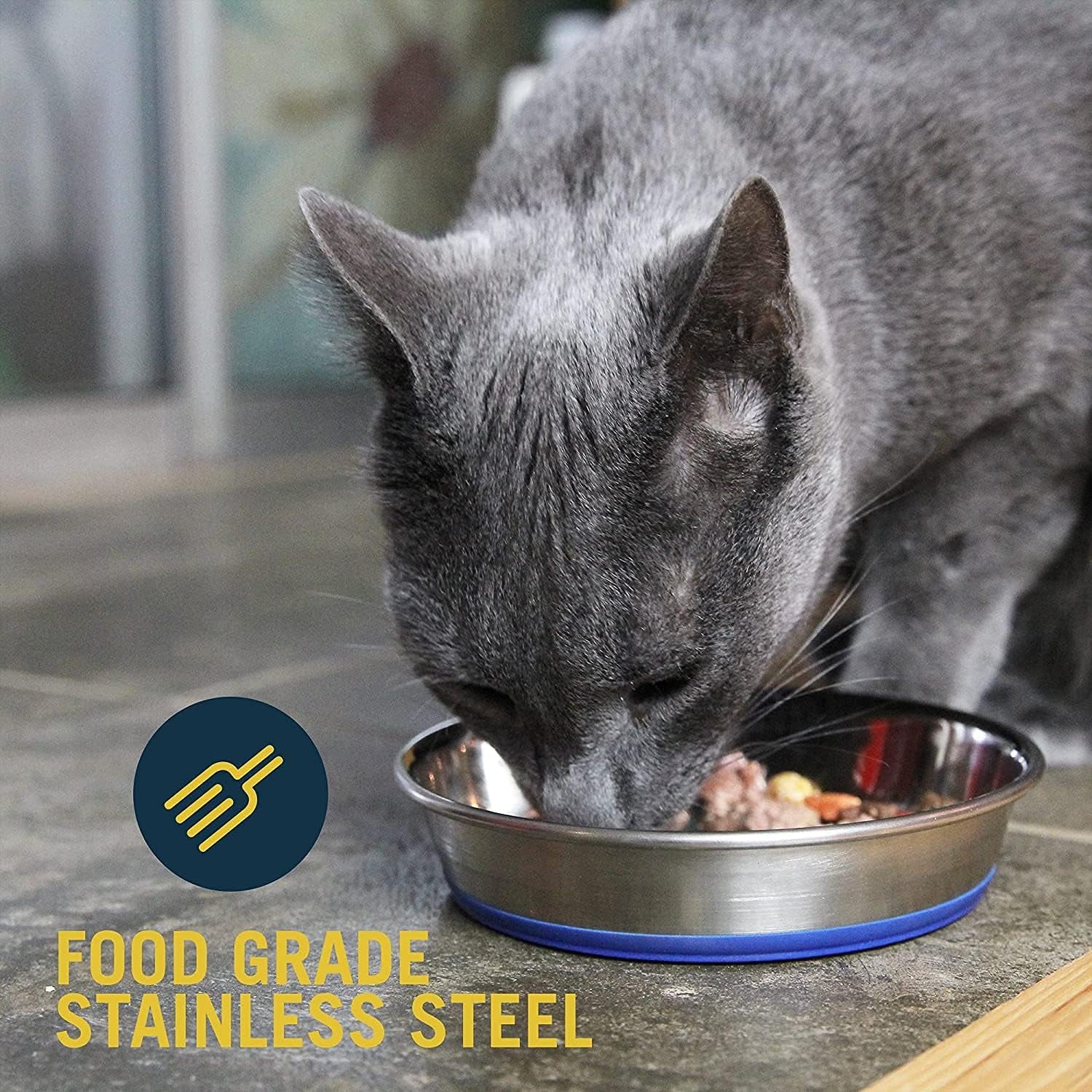 ourpets-premium-durapet-cat-dish-16oz-durable-easy-clean-design-holds-dry-meals-for-felines-or-pups-sturdy-base-resists-tipping-and-sliding-around-at-mealtime