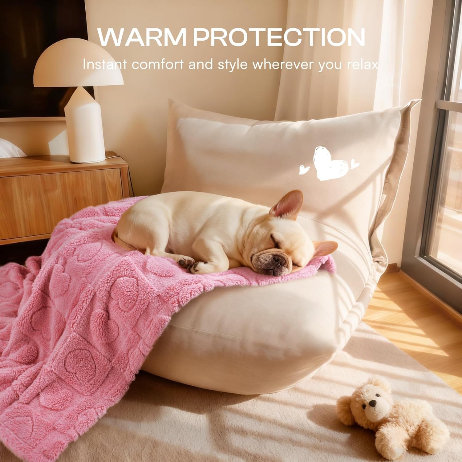 luciphia-small-dog-blanket-washable-pet-bed-cover-soft-fluffy-puppy-blanket-with-premium-fleece-300gsm-cozy-calming-cat-blankets-for-indoor-cats-pink-30x20-inch