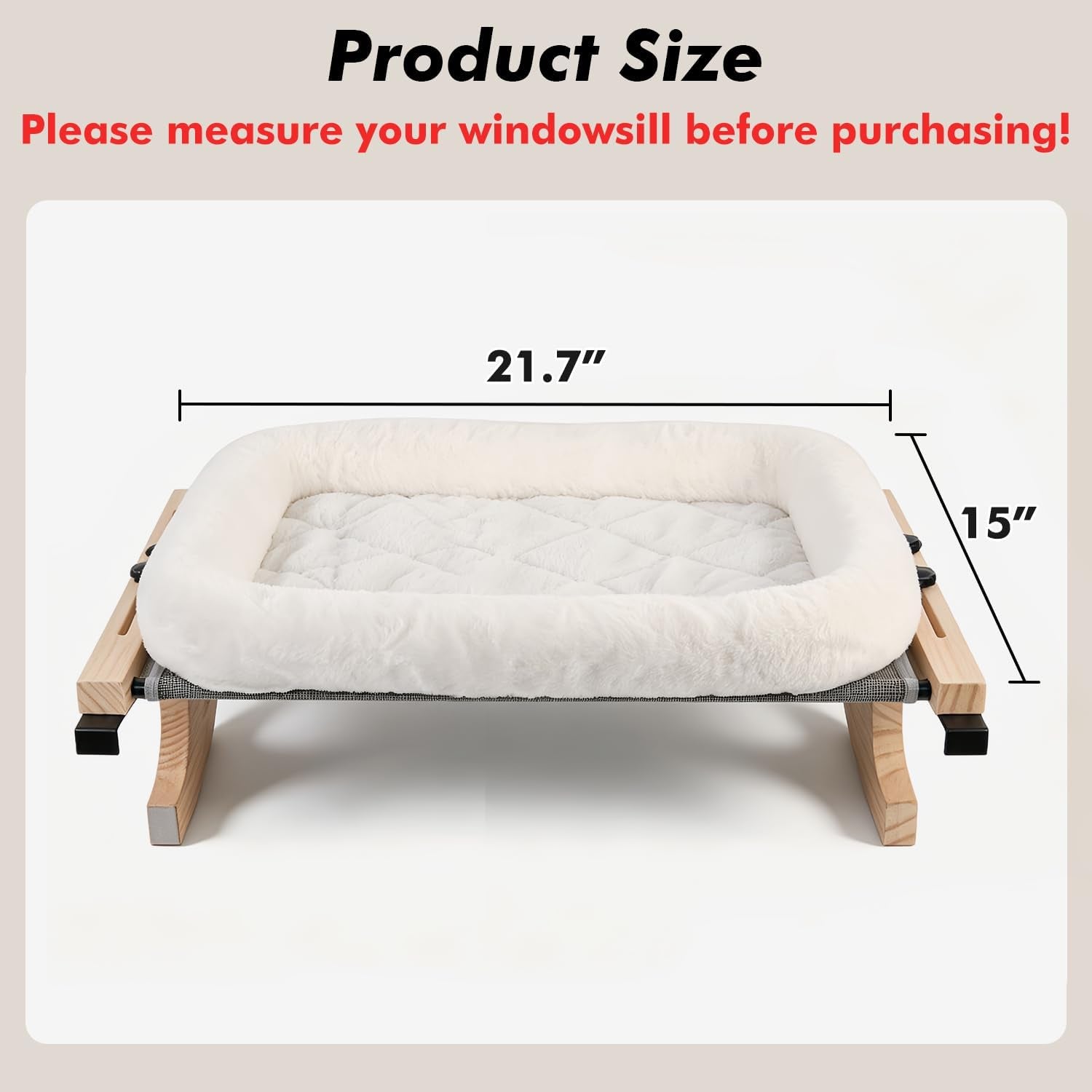 amosijoy-cat-sill-window-perch-sturdy-hammock-window-seat-with-cushion-bed-cover-wood-metal-frame-for-large-cats-easy-to-adjust-cat-bed-for-windowsill-bedside-drawer-and-cabinetcushion-bed