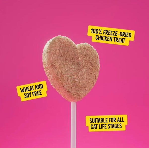 Bonkers Purrpops, Freeze Dried Chicken Flavored Lollipop Cat Treats, 36 Pk with Cat Spring Toys Bundle Pack!2