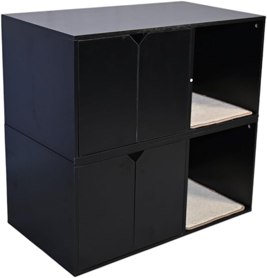 35-83-black-cat-litter-box-enclosure-hidden-furniture-with-scratching-pad-modern-indoor-cat-house