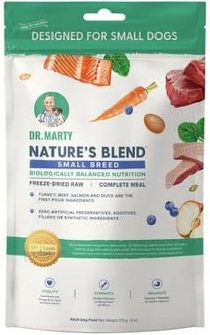 Dr. Marty Nature'S Blend Adult Small Breed Freeze-Dried Raw Dog Food 6 Oz, 6 Ounce (Pack of 1)1