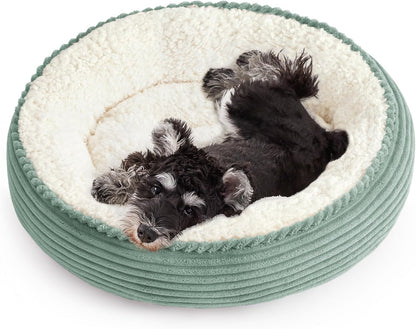 Love'S Cabin round Donut Cat and Dog Cushion Bed, 20In Bed for Cats or Small Dogs, Anti-Slip & Water-Resistant Bottom, Super Soft Durable Fabric Pet Beds, Washable Luxury Cat & Dog Bed Gray12