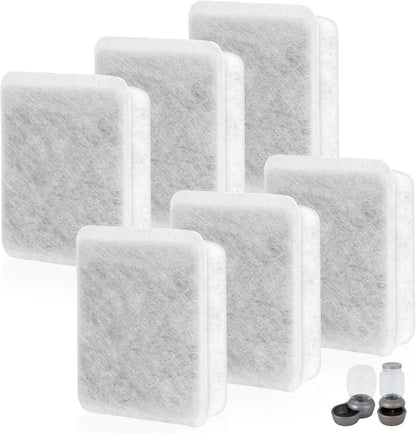 Pet Fountain Charcoal Water Filter Replacement, Dog Cat Water Bowl Filter Pet Water Filter Fit for Gravity Waterer Bowls Pack of 87