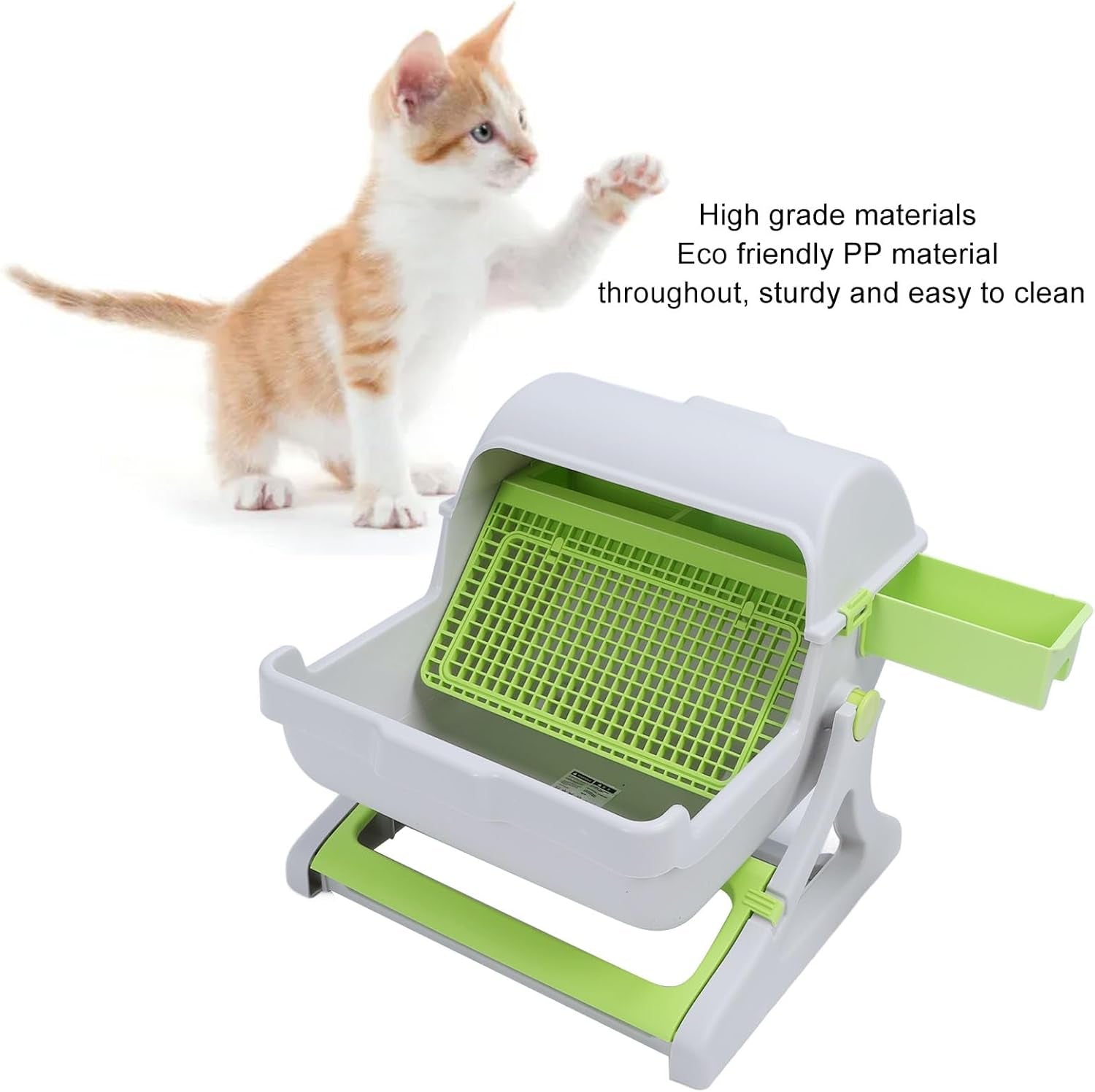 self-cleaning-cat-litter-box-enclosure-semi-automatic-pp-plastic-easy-assembly-tipping-bucket-style-large-kitty-litter-box-for-indoor-cats