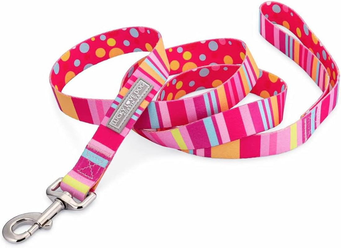 lucky-love-dog-leash-beautiful-vivid-patterns-durable-long-lasting-blackbird-large