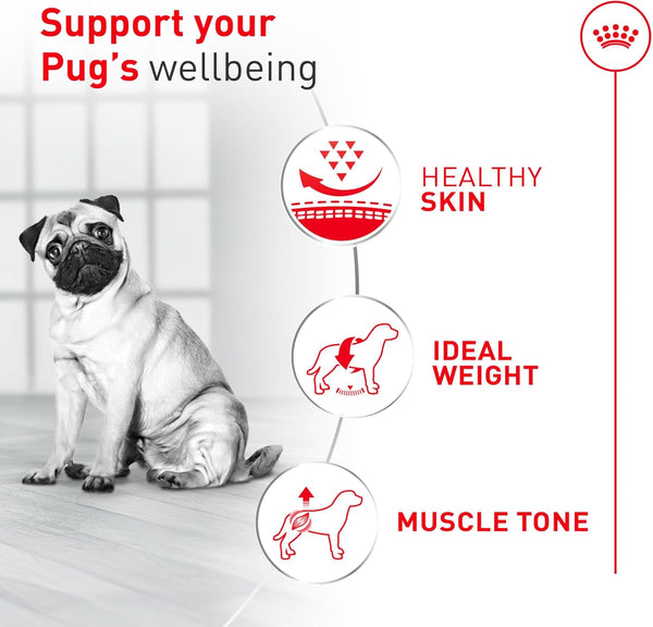 ROYAL CANIN Breed Health Nutrition Pug Adult Dry Dog Food, 10 Lb Bag5