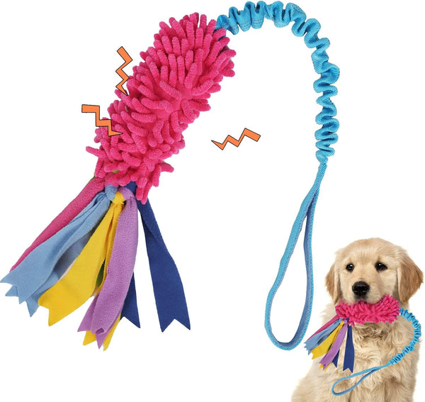 Wodoca Dog Tug Toy, Dog Toys for Aggressive Chewers - Strong Squeak Rope Toy, Easy to GRAP Chew Toy for Large Dogs, Puppies, Middle Dogs - Ideal for Training and Play, Hand Made8