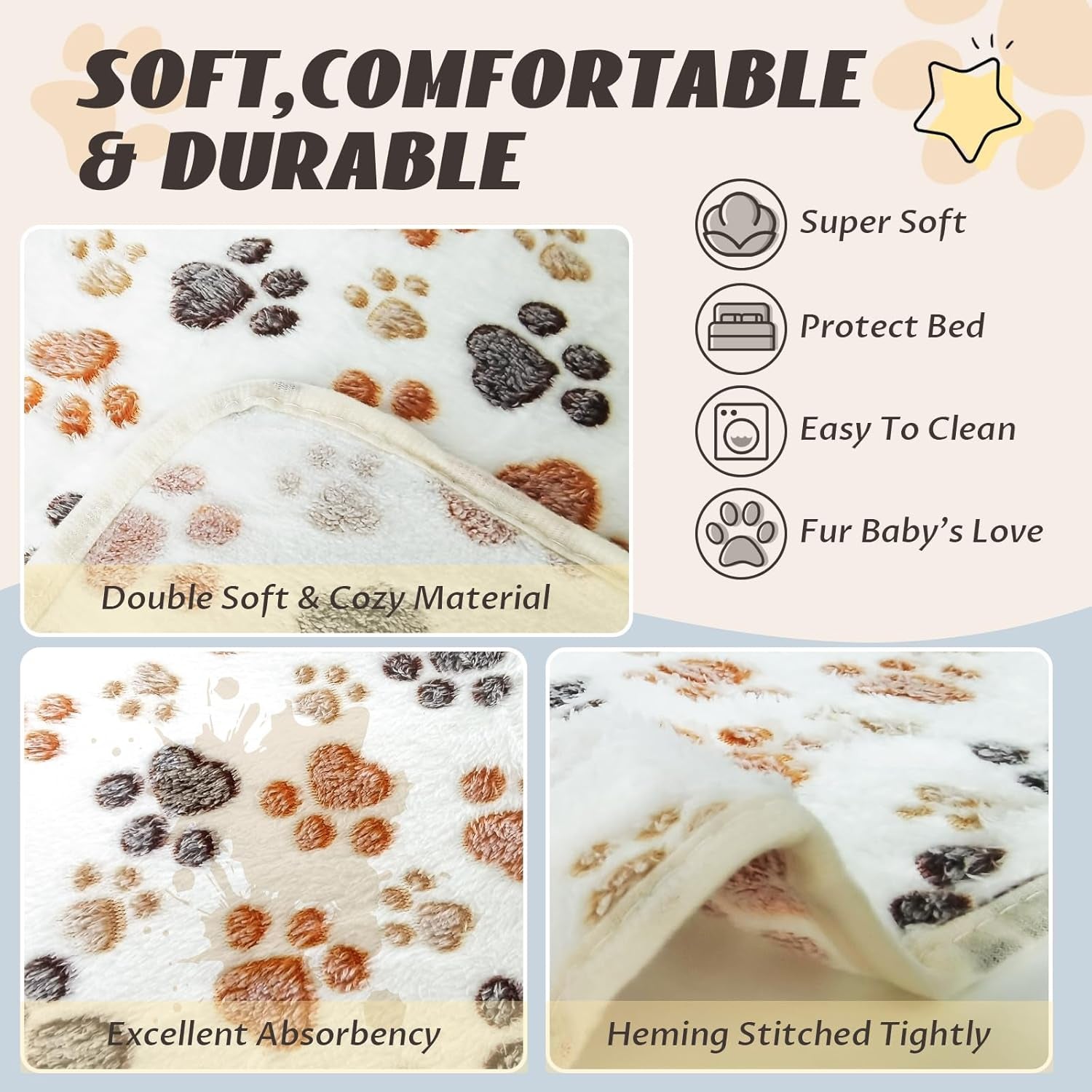 yedsintu-6-pcs-absorbent-guinea-pig-blankets-washable-small-animal-fleece-bedding-cage-liners-reusable-pet-pee-pad-sleep-mat-pad-cover-for-hamster-ferret-rabbit-chinchilla-hedgehog-16x24