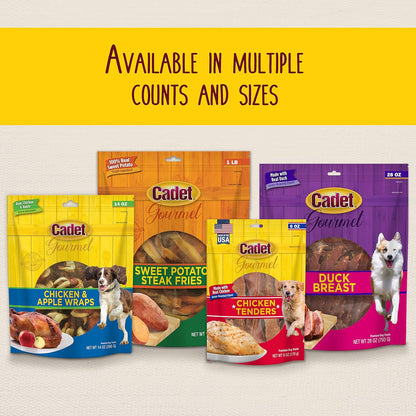 Cadet Gourmet Sweet Potato Steak Fries Dog Treats, 1 Lb | 100% Real Sweet Potato, Healthy Natural Chewy Dog Treats, Single Ingredient, Dog Training Treats, for Small & Large Dogs6