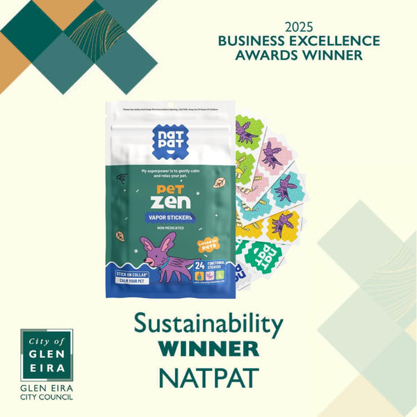 NATPAT Pet Zen Calming Patches for Dogs, Non-Medicated, 24 Count | Plant Based Essential Oils Stress Relief for Travel, Fireworks & Anxiety, Stick-On Design for Collars or Pet Lockets2