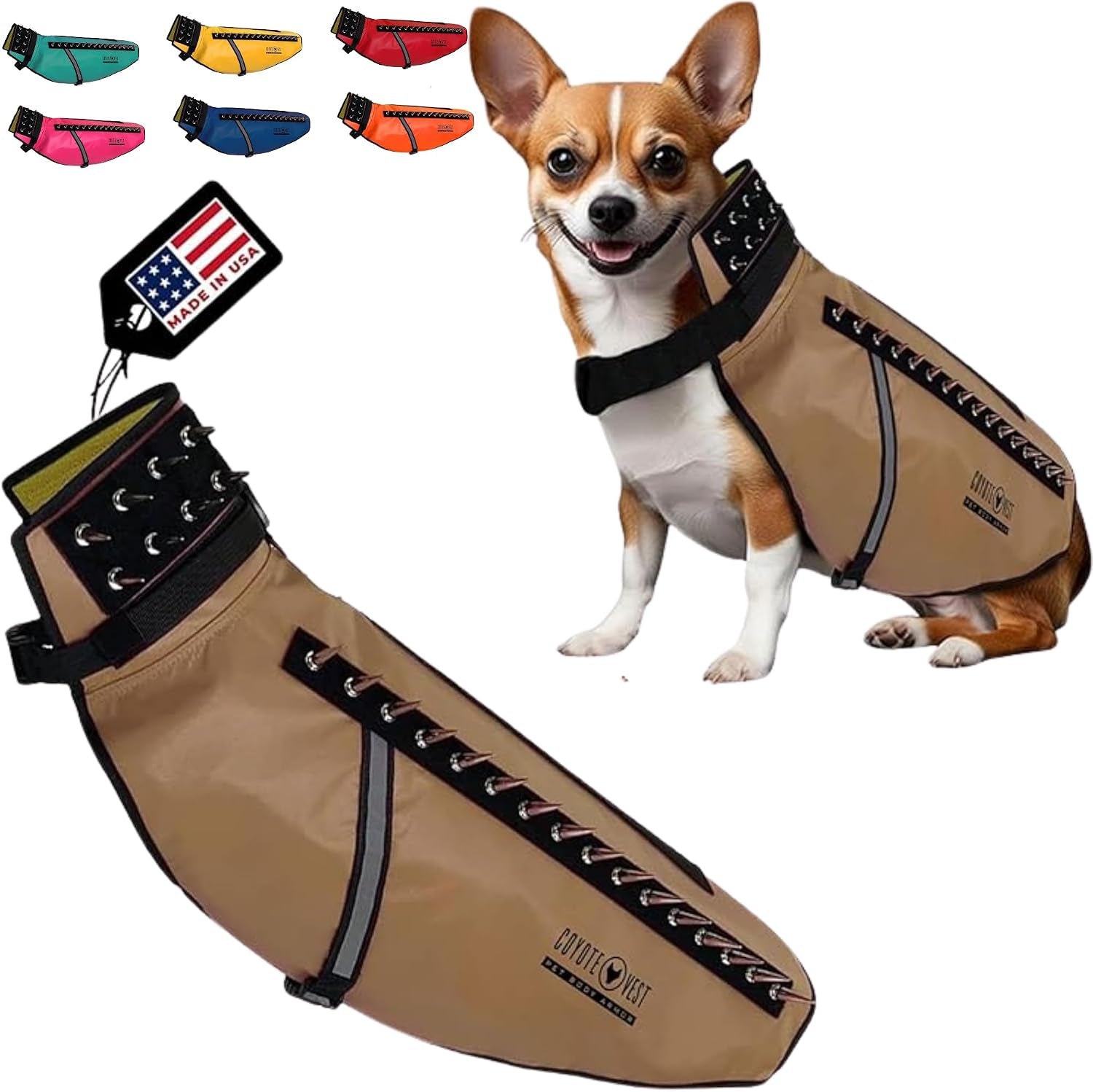 coyotevest-dog-harness-stab-resistant-coyote-vest-small-neon-pink-reflective-stab-resistant-vest-helps-protect-small-dogs-from-coyotes-aggressive-dogs-and-birds-of-prey-made-in-the-usa