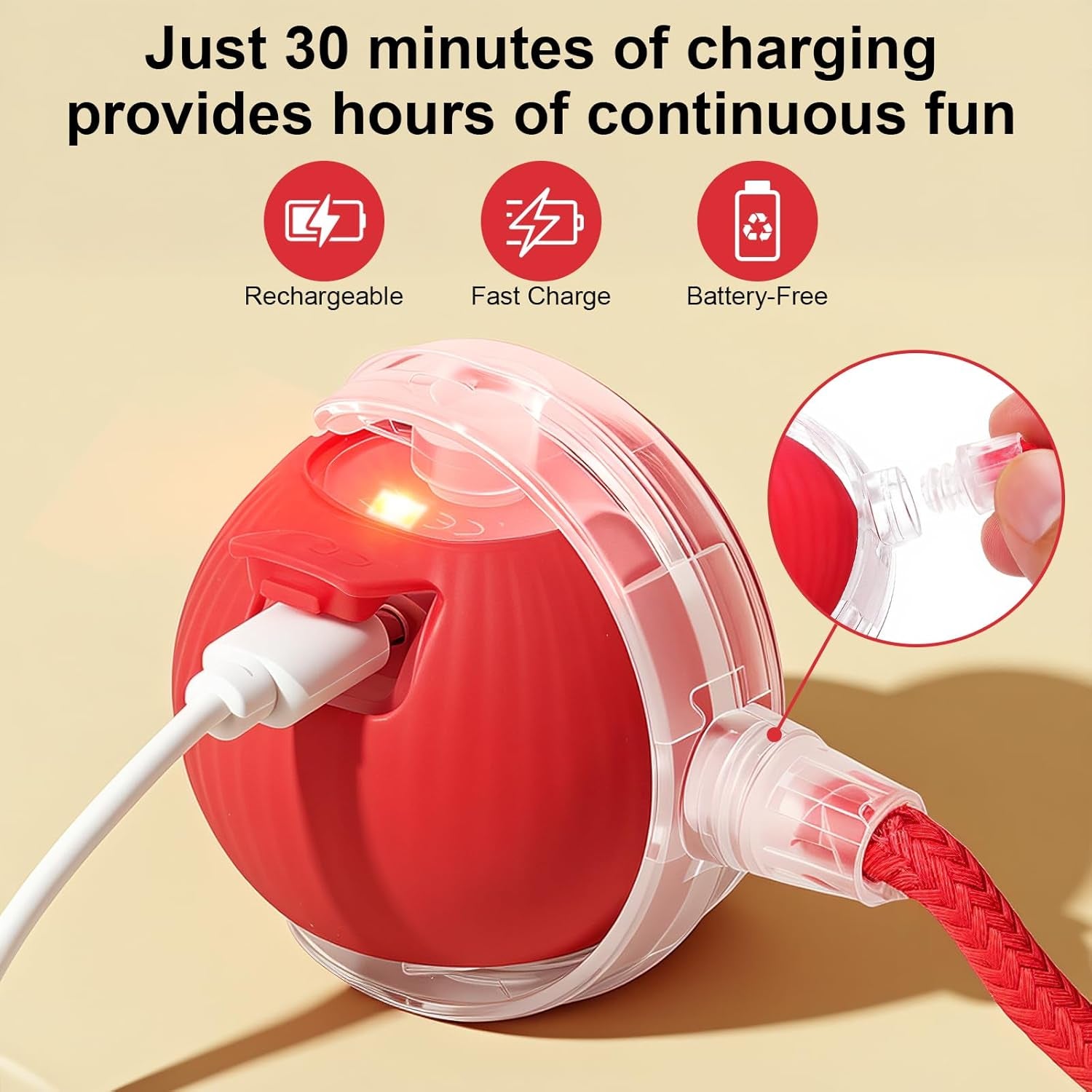 smart-interactive-automatic-electric-rolling-moving-rechargeable-motion-activated-self-play-electronic-stimulation-chase-teaser-ball-toy-with-rope-for-indoor-bored-adult-cat-and-dog-red